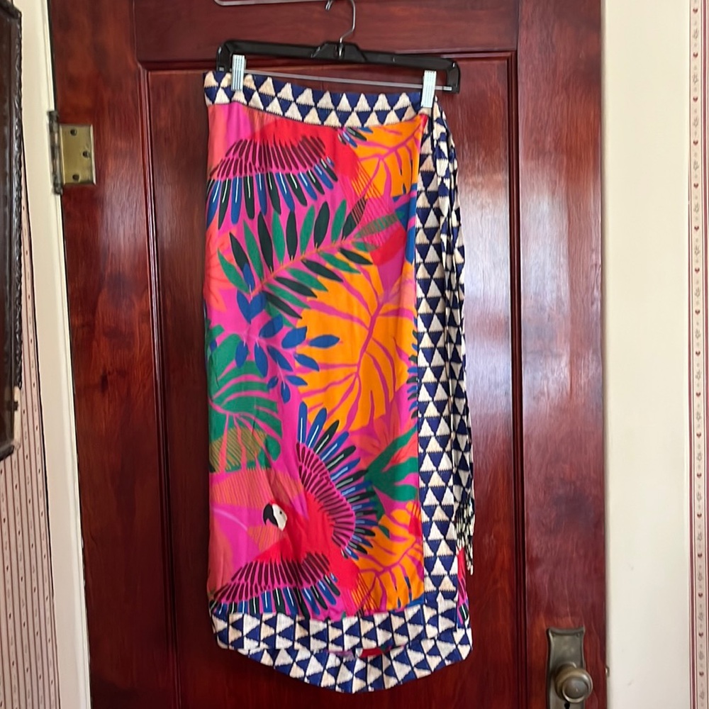Wrap skirt by Farm for Anthropologie